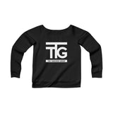 Nikki BayBe' TTG  Fleece Wide Neck Sweatshirt - StereoTypeTees