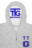TTG Cut and Sew Hoodie Blue Bandana - StereoTypeTees