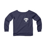 Nikki BayBe' TTG  Fleece Wide Neck Sweatshirt - StereoTypeTees