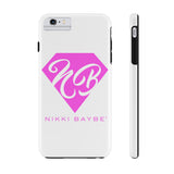 Nikki BayBe Pink Logo Case Mate Tough Phone Cases - StereoTypeTees