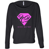 Nikki BayBe'  Long Sleeve Off Shoulder Tee - StereoTypeTees