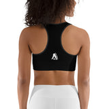 Thee Arsonist rear logo Sports bra - StereoTypeTees