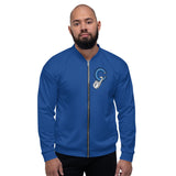 Confessions Logo Blue Unisex Bomber Jacket