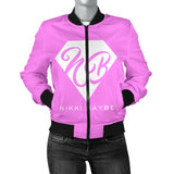 Nikki BayBe' Bomber Jacket (Pink) - StereoTypeTees
