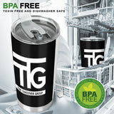Black TTG Tumbler - StereoTypeTees
