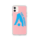 Pink Arsonist Logo iPhone Case