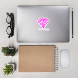 Nikki BayBe Pink Logo Stickers - StereoTypeTees