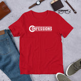 Confessions White Logo T