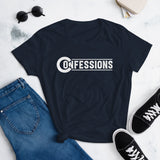 Confessions White Logo Ladies T
