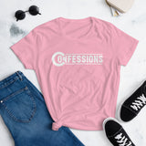 Confessions White Logo Ladies T