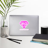 Nikki BayBe Pink Logo Stickers - StereoTypeTees