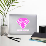 Nikki BayBe Pink Logo Stickers - StereoTypeTees