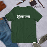 Confessions White Logo T