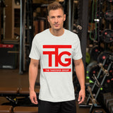 The Takeover Group Red Logo Short-Sleeve Unisex T-Shirt - StereoTypeTees