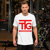 The Takeover Group Red Logo Short-Sleeve Unisex T-Shirt - StereoTypeTees