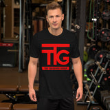 The Takeover Group Red Logo Short-Sleeve Unisex T-Shirt - StereoTypeTees