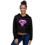 Nikki Baybe Pink Logo Crop Hoodie - StereoTypeTees
