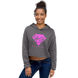 Nikki Baybe Pink Logo Crop Hoodie - StereoTypeTees
